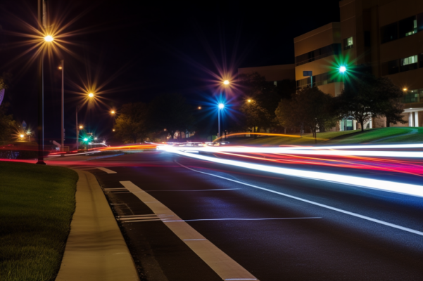 Användning av LED-belysning för att förbättra synligheten för vägskyltar