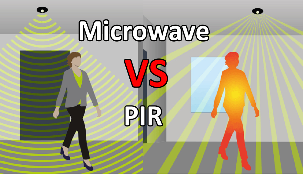 Vad är skillnaden mellan en mikrovågssensor och en PIR-sensor?