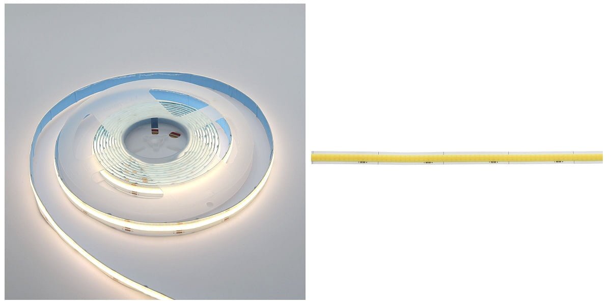 Punktlöst LED-slinga COB LED rulle ledstore.fi