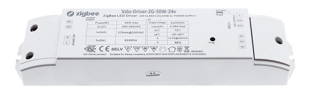 50W Zigbee CCT LED transformator 24V